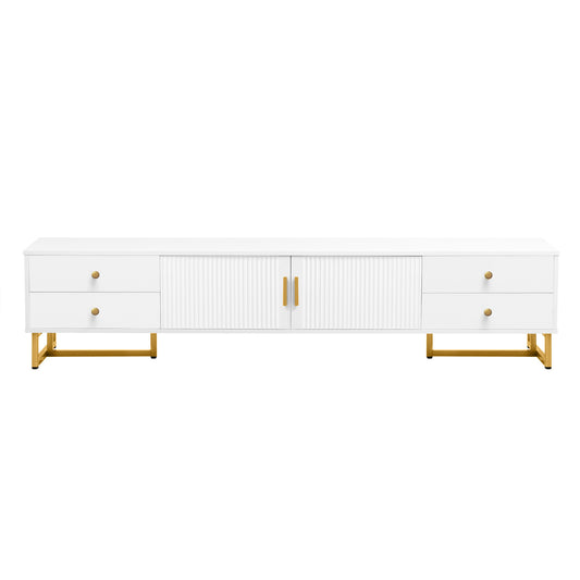 TV Stand for 65+ Inch TV, Entertainment Center TV Media Console Table, Modern TV Stand with Storage, TV Console Cabinet Furniture for Living Room SolidRoot Buy Furniture USA