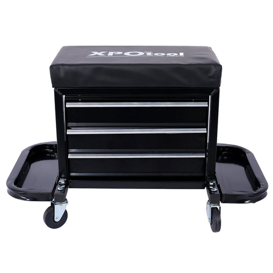 350-Pound Capacity Garage Glider Rolling Tool Chest Seat SolidRoot Buy Furniture USA