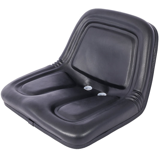 Deluxe Mower Tractor Seat Compatible with John Deere, Kubota, Allis-Chalmers, Bobcat, Case-IH, Ford New Holland, White, Oliver, Mpl, Moline, Massey Ferguson High Back ,with slide (Black) SolidRoot Buy Furniture USA