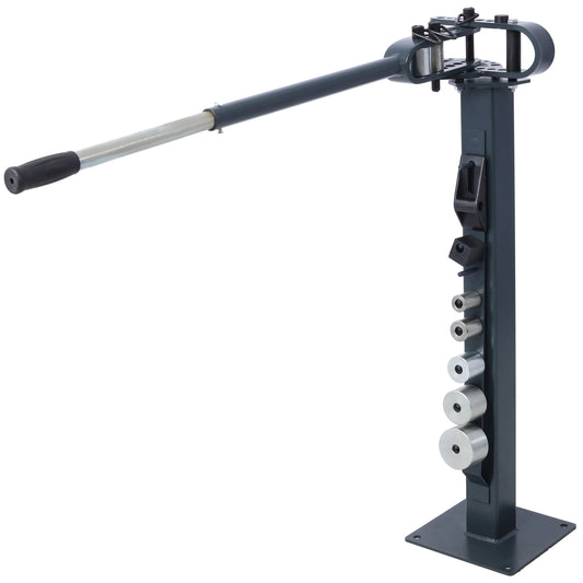 Pedestal Floor Compact Bender 7 Dies Versatile Compact Metal Tubing Bender 44' Mount Powdercoat Telescoping Handle Maximum 5/8' Thick 1-15/16' Width SolidRoot Buy Furniture USA