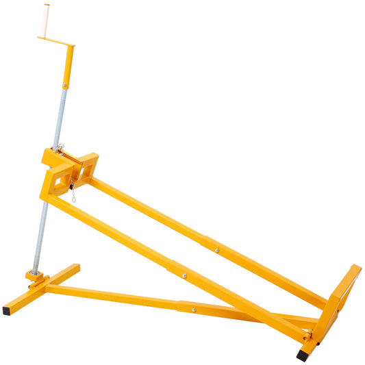 Easy Lawn Mower Lift for Riding Tractors , 800 Lbs Capacity Lawn Tractor Lifter, Ride-on Mower, Cleaning Aid, Universal, Lawn Tractor Lift, Lawn Tractor + 45° Tilt Adjustable, Yellow SolidRoot Buy Furniture USA