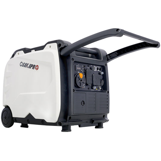 Super quiet Inverter Generator 4500w portable generator electric start, foldable handle with wheel,212cc 4 stroke EPA compliant SolidRoot Buy Furniture USA