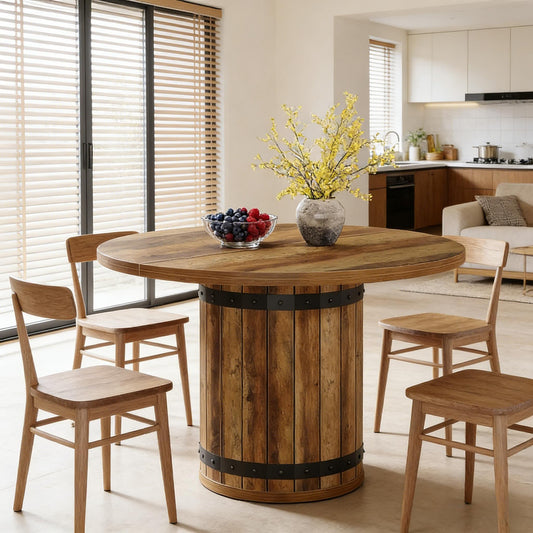 Round Coffee Table,Dining Table,Meeting Table SolidRoot Buy Furniture USA