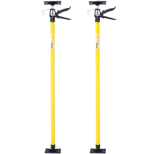 2Pack Adjustable Support Pole,Steel 3rd Hand Support System,Support Rod for Jacks Cargo Bars Drywalls,Cabinet Jacks for Installing Cabinets,Extends from 45 to 114 Inch SolidRoot Buy Furniture USA