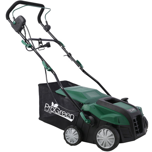 Garden Scarifier, 2-in-1 16INCH Dethatcher Scarifier,15 Amp Electric Lawn Dethatcher,Removable Collection Bag extra large 58QT SolidRoot Buy Furniture USA