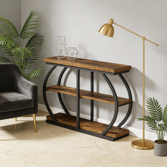 Ample Storage Entryway Table,Console Table SolidRoot Buy Furniture USA