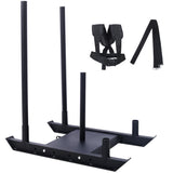 Weight Training Pull Sled, Fitness Strength Speed Training Sled, Steel Power Sled Workout Equipment for Athletic Exercise and Speed Improvement SolidRoot Buy Furniture USA