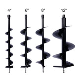 Auger Drill Bit for Planting Hole, Bulb Bedding Digging Post Hole Planting Tool for 3/4' Shaft Auger,Hole Digger Replacement Auger Bits Earth Auger Digging Bit 4 4IN+6IN+8IN+12IN SolidRoot Buy Furniture USA