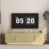 TV Stand  with 16 Color LEDs,68' Modern TV Stand,  TV Cabinet Entertainment Center for 55 60 65 Inch TV SolidRoot Buy Furniture USA