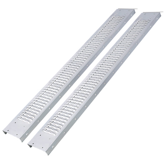 77' L Loading Ramps, 960lbs Capacity Loading Ramps for Pickup Trucks, Steel Motorcycle Ramp, Dirt Bike Ramp for Truck, Lawn Mower, Snowblower, ATV, Quad, Pack of 2 ,with 4pcs pedal SolidRoot Buy Furniture USA