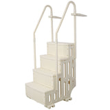 4-Step Above Ground Pool Entry System with Handrails - Heavy Duty 400 lbs Capacity Staircase SolidRoot Buy Furniture USA
