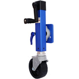 Heavy Duty Aluminum Trailer Jack, for Use On 3 in. X 5 in. Trailer Tongue, Max Load 1,800 Lbs, Blue SolidRoot Buy Furniture USA
