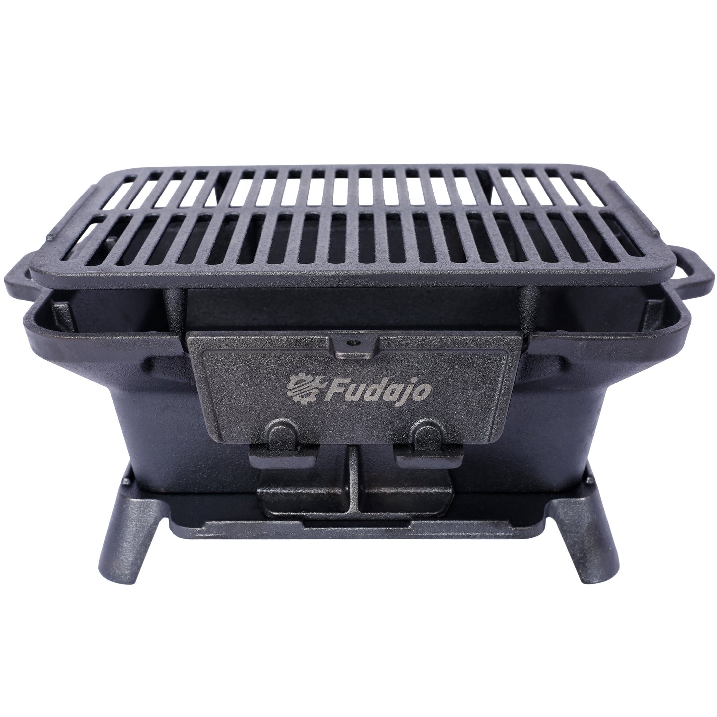 Oval Cast Iron Grill Outdoor, Portable Charcoal Grill and Tabletop Cast Iron Skillet - 100% Cast Iron, Enameled, Durable, Small Charcoal Grill, Camping Stove, Hibachi Grill SolidRoot Buy Furniture USA