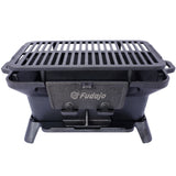 Oval Cast Iron Grill Outdoor, Portable Charcoal Grill and Tabletop Cast Iron Skillet - 100% Cast Iron, Enameled, Durable, Small Charcoal Grill, Camping Stove, Hibachi Grill SolidRoot Buy Furniture USA