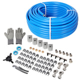 3/4' x 200ft  Air Compressor Piping, High Quality PEX-AL-PEX Tubing, Air Hose Kit Air Compressor Accessories,Blue Tubing SolidRoot Buy Furniture USA