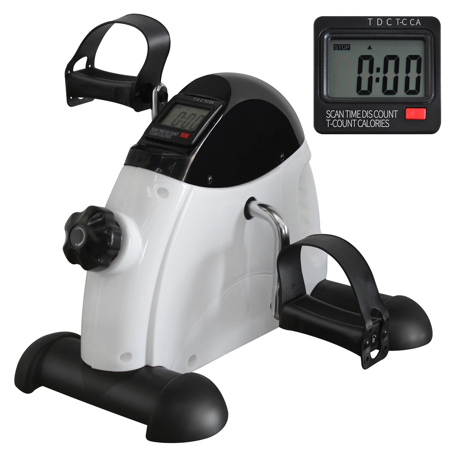 Mini Exercise Bike Rehabilitation training walking machine home rehabilitation maximum weight 120KG with electronic display and instep restraint strap. - SolidRoot Buy Furniture USA