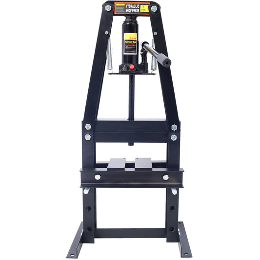 Hydraulic Power Units, 6-Ton Benchtop Hydraulic A-Frame Shop Press with Press Plates, Hydraulic 6 Ton Garage Floor Adjustable Shop Press with Plates, Hydraulic Press, Hydraulic Shop Press,black SolidRoot Buy Furniture USA