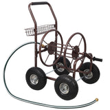 Expressions Metal Hose Reel Cart with Wheels - Heavy Duty Hose Caddie - 250 Ft Hose Capacity SolidRoot Buy Furniture USA