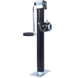 Weld-On Pipe-Mount Swivel Trailer Jack, 5,000 lbs. 15-1/2 Inches Vertical Travel, black SolidRoot Buy Furniture USA