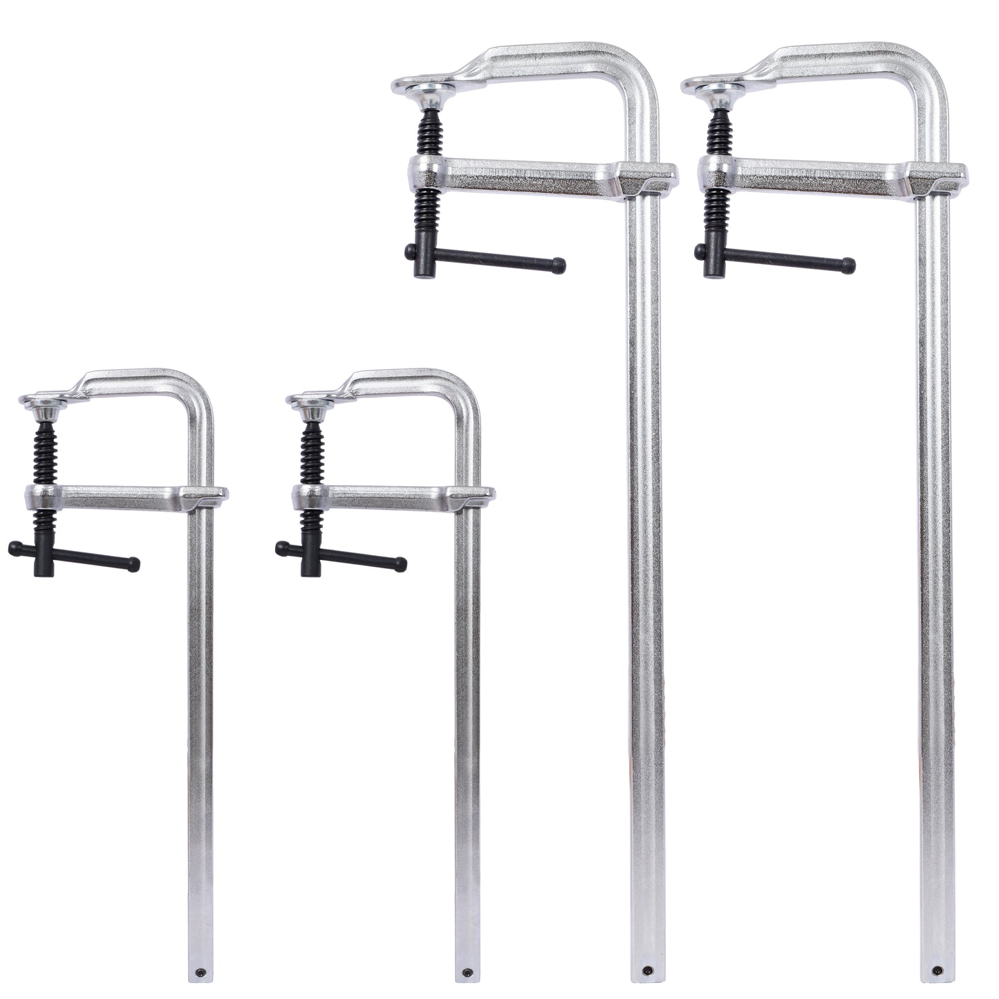 Bar Clamps Set, Drop Forged Steel Bar Clamps, Steel F Clamps for Welding, Woodworking, Metal working, DIY and Crafts, 2 pcs 12 inch x 3inch+ 2pcs 16inchx4-3/4' ,4pcs pack SolidRoot Buy Furniture USA