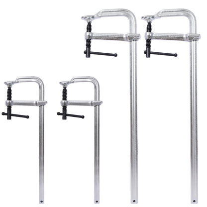 Bar Clamps Set, Drop Forged Steel Bar Clamps, Steel F Clamps for Welding, Woodworking, Metal working, DIY and Crafts, 2 pcs 12 inch x 3inch+ 2pcs 20inchx4-3/4' ,4pcs pack SolidRoot Buy Furniture USA
