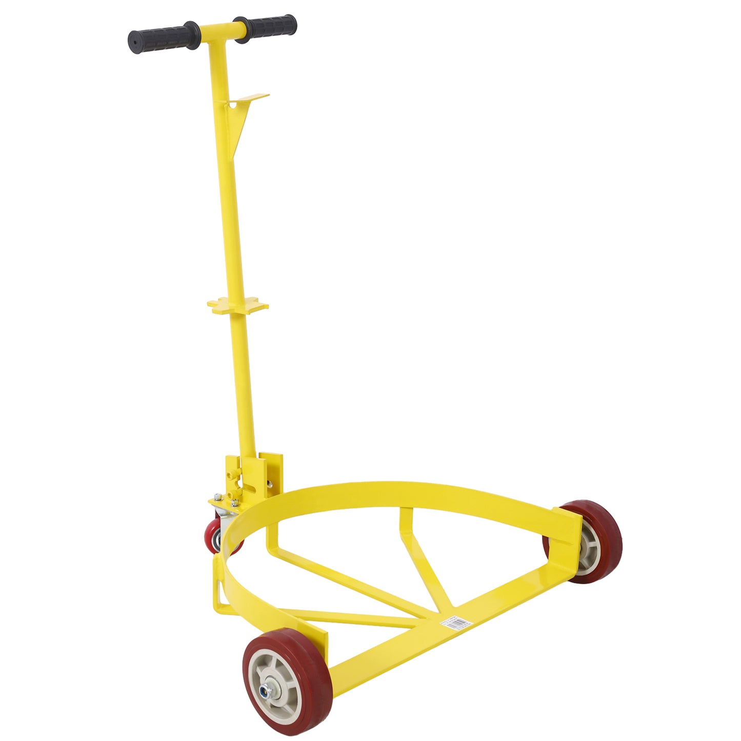 55 Gallon Drum Dolly 1pk - 1200 lb Capacity Oil Barrel Drum Roller Cart - Low Profile Steel Oil Drum Caddy SolidRoot Buy Furniture USA