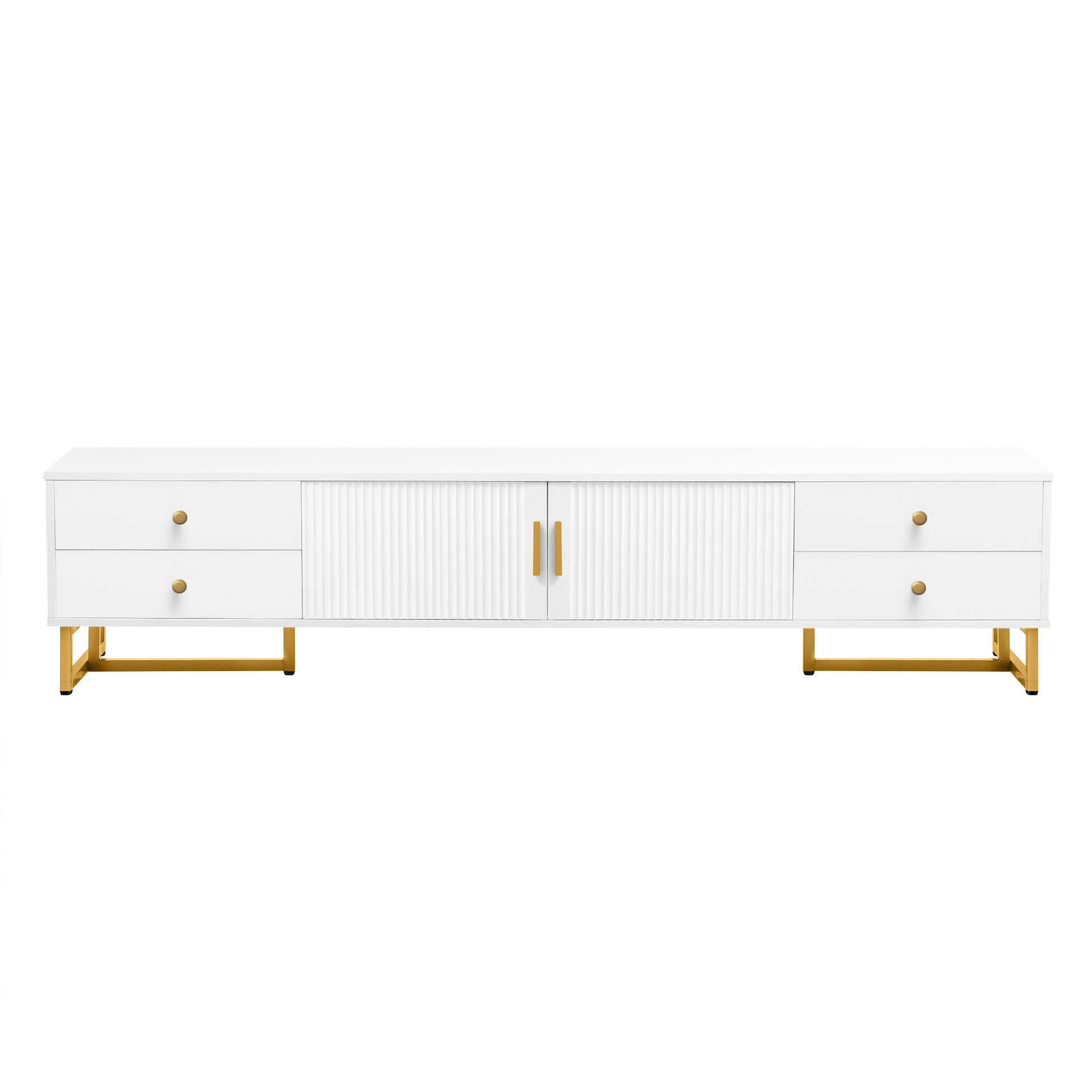 TV Stand for 65+ Inch TV, Entertainment Center TV Media Console Table, Modern TV Stand with Storage, TV Console Cabinet Furniture for Living Room SolidRoot Buy Furniture USA