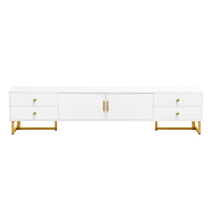 TV Stand for 65+ Inch TV, Entertainment Center TV Media Console Table, Modern TV Stand with Storage, TV Console Cabinet Furniture for Living Room SolidRoot Buy Furniture USA