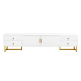 TV Stand for 65+ Inch TV, Entertainment Center TV Media Console Table, Modern TV Stand with Storage, TV Console Cabinet Furniture for Living Room SolidRoot Buy Furniture USA