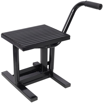 Motorcycle Dirt Bike Stands and Lifts Jack Stand Steel Lift 11 7/8'-16' Adjustable Height 330 LBS Load Capacity Heavy Duty Steel Black SolidRoot Buy Furniture USA