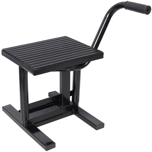 Motorcycle Dirt Bike Stands and Lifts Jack Stand Steel Lift 11 7/8'-16' Adjustable Height 330 LBS Load Capacity Heavy Duty Steel Black SolidRoot Buy Furniture USA