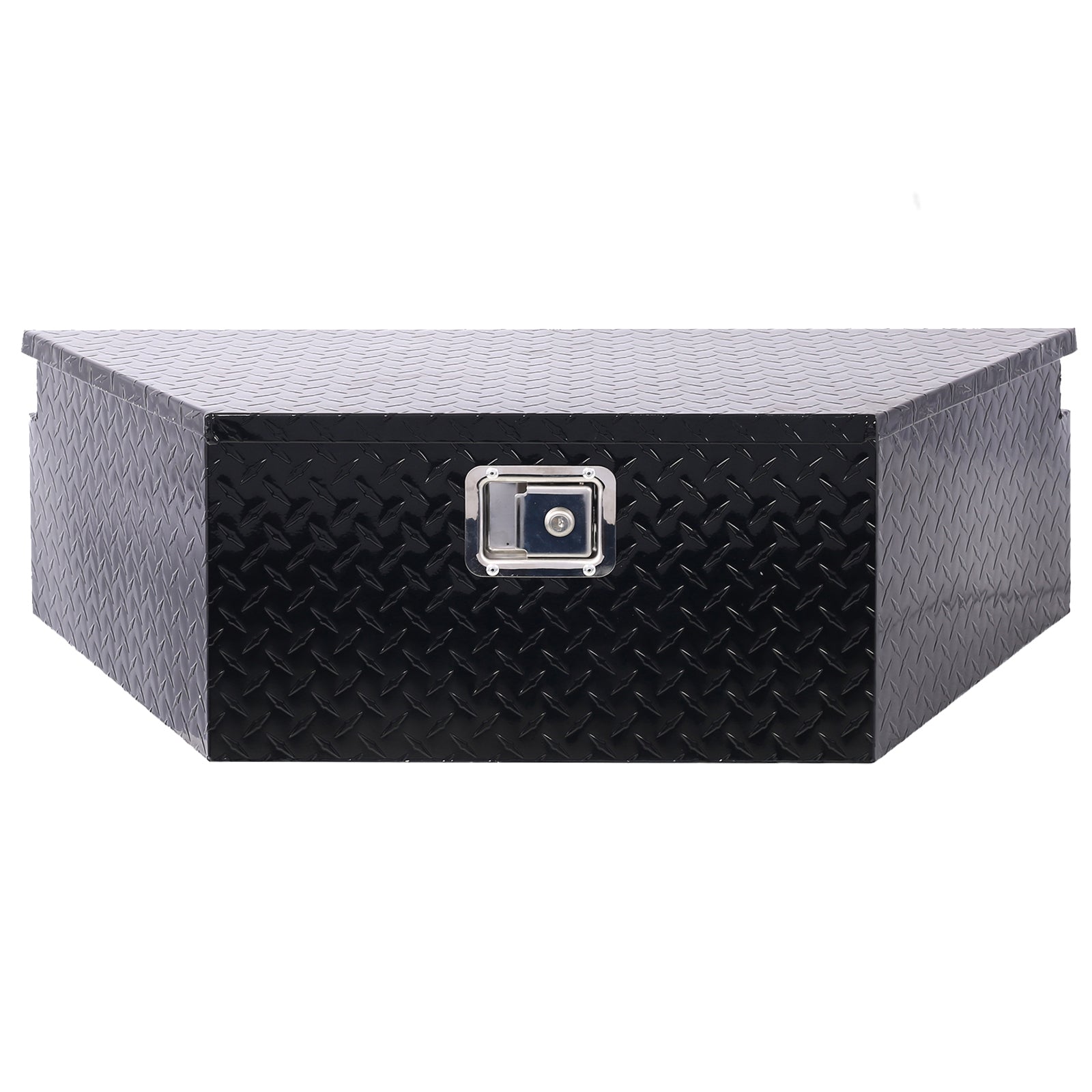 39inch Aluminum tool box,heavy duty truck bed tool box,outdoor trailer pickup storage tool box,RV storage organizer,underbody box w/lock keys,black 39x16.5x11.8inch SolidRoot Buy Furniture USA