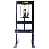 Hydraulic 6 Ton H-Frame Garage Floor Adjustable Shop Press with Plates, 6T, black SolidRoot Buy Furniture USA