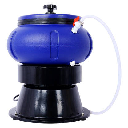 Electric 18 Lbs Vibratory Tumbler  Vibratory Tumbler Bowl for Polishing Metal SolidRoot Buy Furniture USA