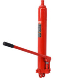 Hydraulic Long Ram Jack with Single Piston Pump and Clevis Base (Fits: Garage/Shop Cranes, Engine Hoists, and More): 8 Ton (16,000 lb) Capacity, Red SolidRoot Buy Furniture USA