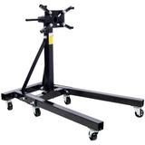 Folding Engine Stand 2000 LBS Capacity Motor Hoist 360 Degree Adjustable Mounting Head Dolly Mover Auto Repair Rebuild Jack,black SolidRoot Buy Furniture USA