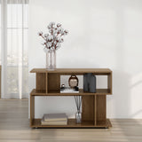 Bell Modern Storage Shelf, Open Design with 2 Shelves, High-Quality Wood SolidRoot Buy Furniture USA