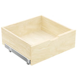 Hard Close Pull Out Cabinet Organizer 8' High Drawer 22½' W x 21' D Wood Slide Out Shelves Cabinet Storage Organizer with Full Extension Rail Slides Pull Out Drawer for Kitchens Cabinet Pantry - SolidRoot Buy Furniture USA