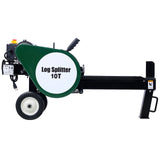 Double Flywheel Electric Log Splitter Log Splitter Electric Portable 10 Ton hotizontal 2HP 16A electric firewood splitting machine SolidRoot Buy Furniture USA
