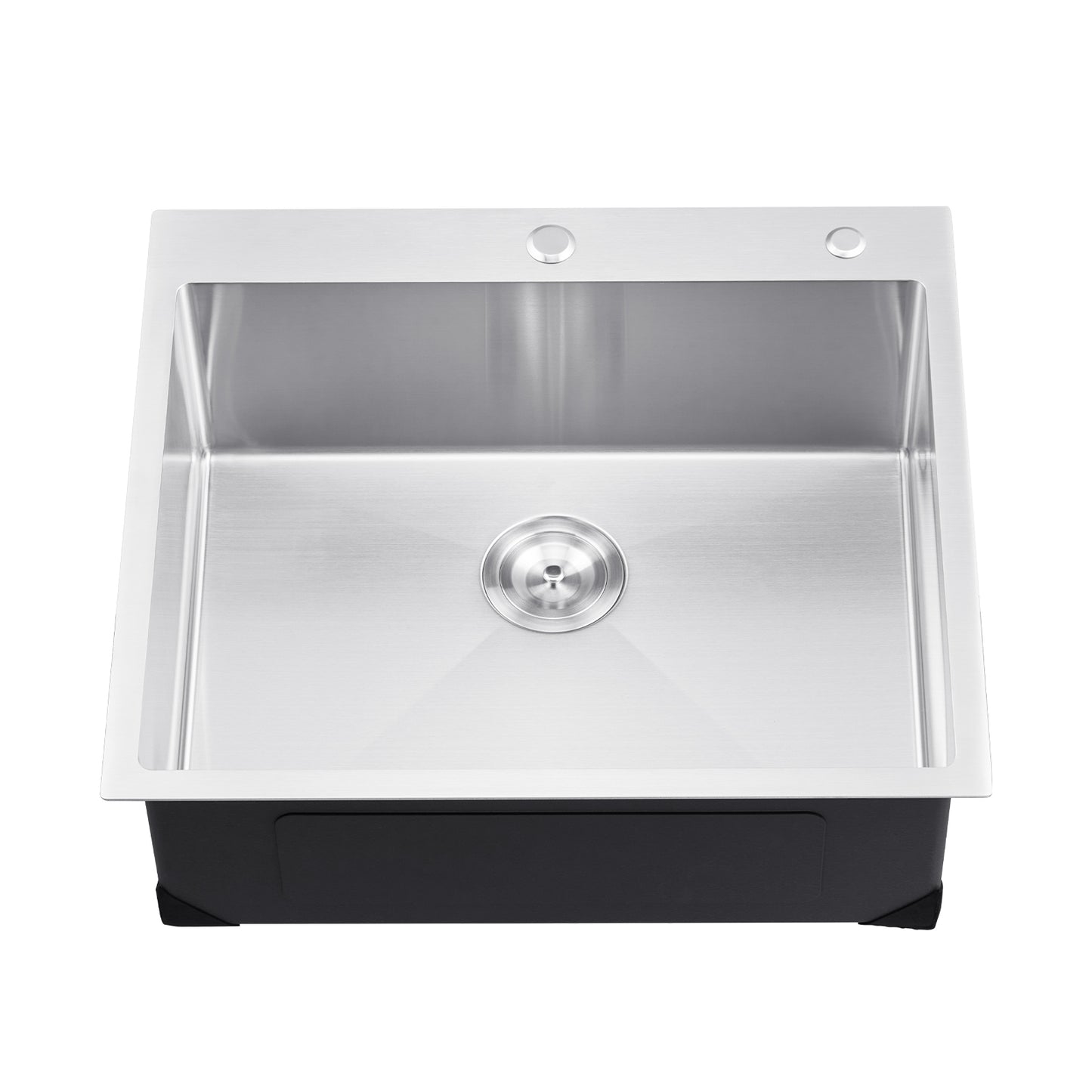 25' Kitchen Sink Top Mount Single Bowl Drop-In Basin Stainless Steel Bar