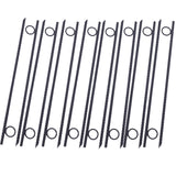 Rebar stake with loop 16pcs Grip Rebar 3/8x 18 Inch Steel Durable Heavy Duty Tent Canopy Ground Stakes with Angled Ends and 1 Inch Loops for Campsites and Canopies SolidRoot Buy Furniture USA