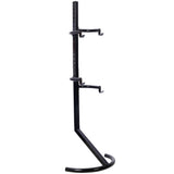 Indoor Bike Rack Stand for 1-2 Bicycles with Adjustable Arms in Black Steel SolidRoot Buy Furniture USA