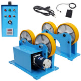 Blue Steel 110V Turning Rolls Linkage Roller with Control Box and Foot Switch, 1000KG Loading Capacity SolidRoot Buy Furniture USA