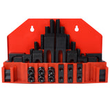 58Pc T-Slot Clamping Kit Mill Machinist Set With T-slot cleaner and Tightening Wrench (5/8 Table Slot 1/2-13 Stud Size) SolidRoot Buy Furniture USA