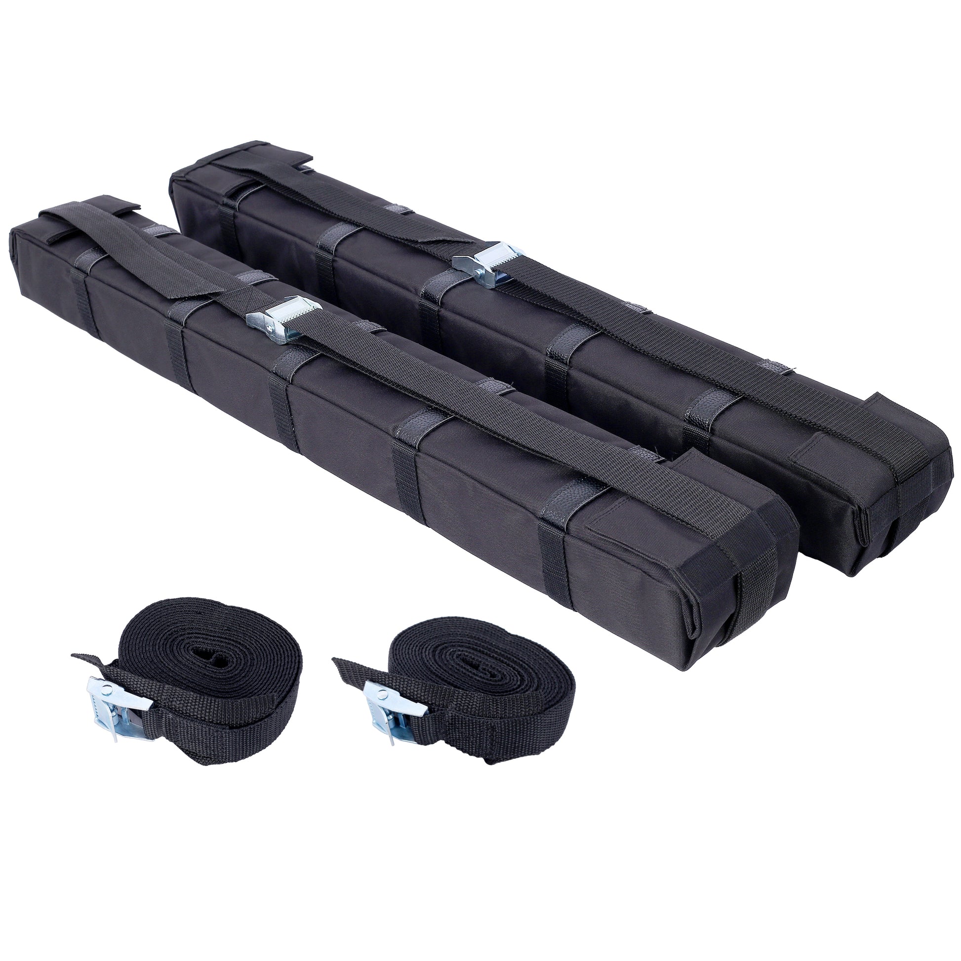 Premium Kayak Roof Rack Pads Universal Car Soft Roof Rack Kayak Carrier for Canoe/Surfboard/Paddleboard/SUP/Snowboard with Tie Down Straps, Tie Down Rope, Quick Loop Strap and Storage Bag SolidRoot Buy Furniture USA