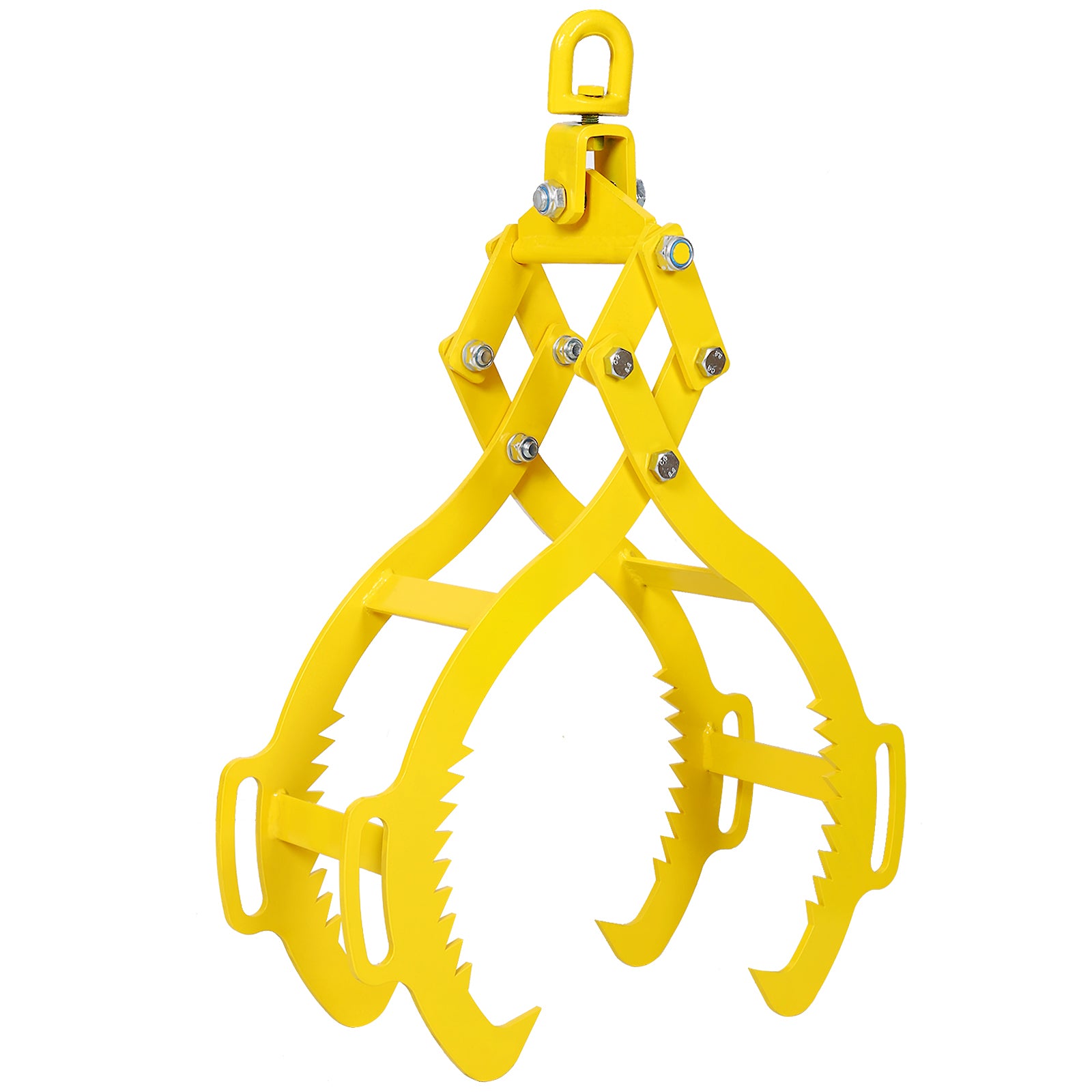 4 Claw Timber Log Lifting Logging Tongs Grabber Tong 28', Heavy Duty Solid Steel SolidRoot Buy Furniture USA