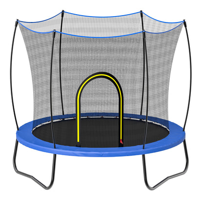 YC 55in round trampoline-spring-Blue