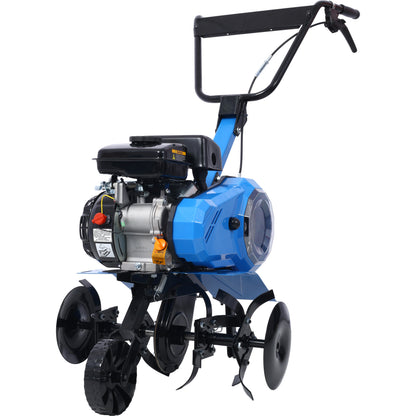 Gas-Powered 4-Cycle 2-in-1 Tiller and Cultivator,78.5cc with Handle 18IN TILL WIDTH,EPA complaint SolidRoot Buy Furniture USA
