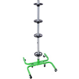 Storage Stand  With Wheels 275 LBS Total Capacity  Uses Six 2in Swivel Caster Wheels green color SolidRoot Buy Furniture USA
