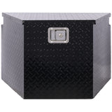 29inch Aluminum tool box,heavy duty truck bed tool box,outdoor trailer pickup storage tool box,RV storage organizer,underbody box w/lock keys,black 29x16.5x18.5inch SolidRoot Buy Furniture USA